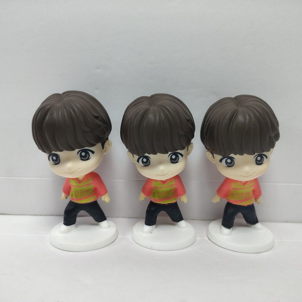 McDonald's TinyTAN x BTS Suga 2025 Happy Meal Collectible Figurines Lot of 3